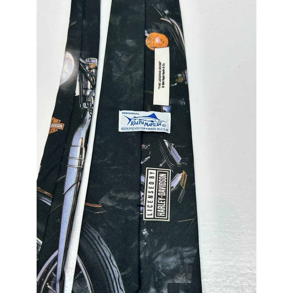 Harley Davidson Motorcycles Tie Necktie Ralph Marlin - Made In The‎ U.S.A. - Picture 4 of 7
